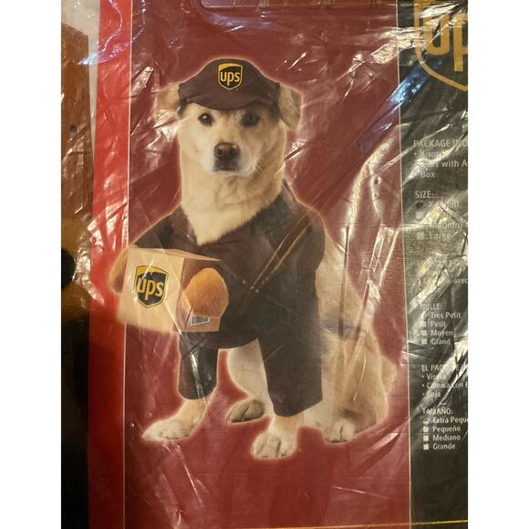 California Costume UPS Delivery Shipper PAL DOG Occupations Pet outfit PET20151 - Picture 3 of 4